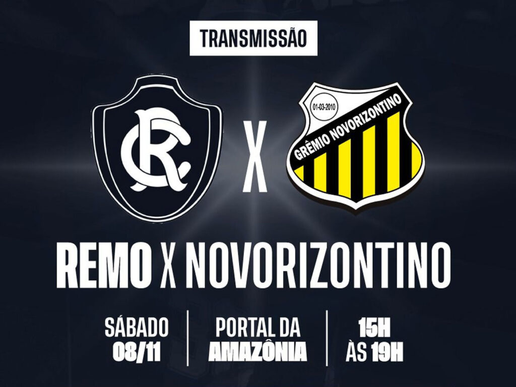 Prefeitura de Belém transmite Remo x Novorizontino no Portal da Amazônia