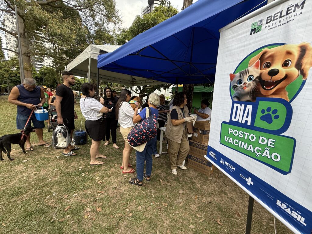 Belém vacina mais de 27 mil animais no Dia D da Vacinação antirrábica