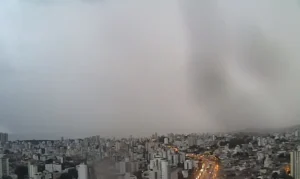 Minas Gerais tem alerta de perigo para tempestades e rajadas de vento
