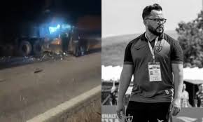 Ônibus azulão da equipe Sub-20 do Águia de Marabá se choca com caminhão e mata integrante da delegação