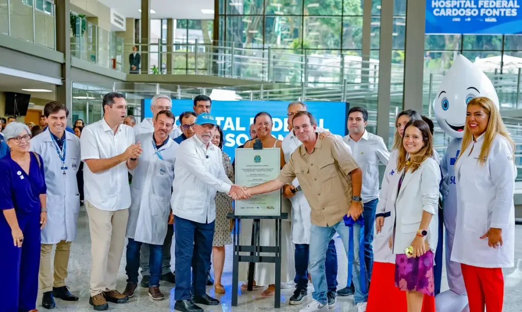 Lula inaugura pronto-socorro do Hospital Federal Cardoso Fontes no Rio
