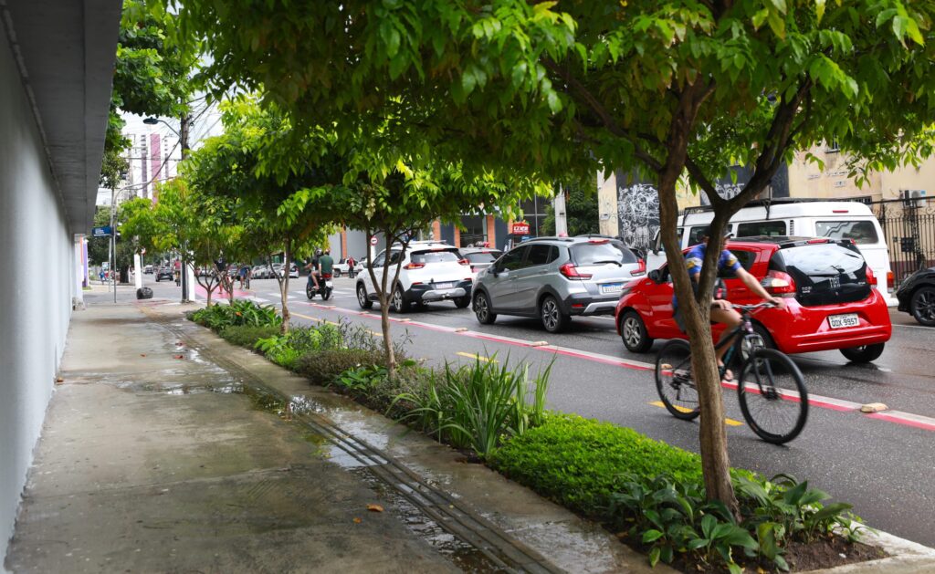 Prefeitura implanta jardins de chuva contra alagamentos em Belém