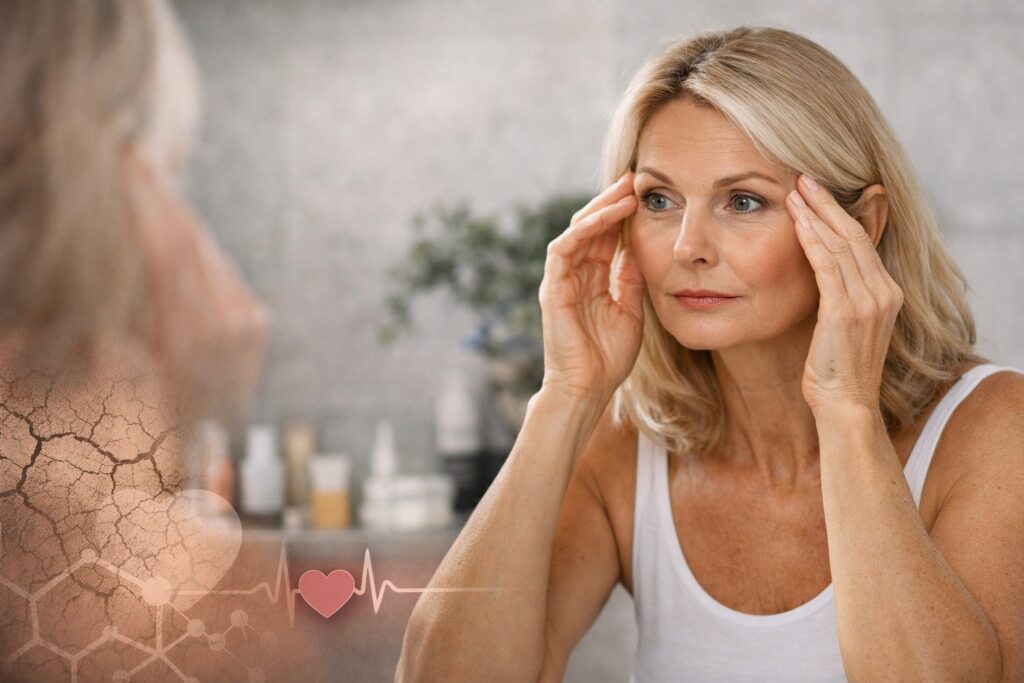 Mudanças silenciosas que afetam a autoestima feminina com a menopausa a flor da pele