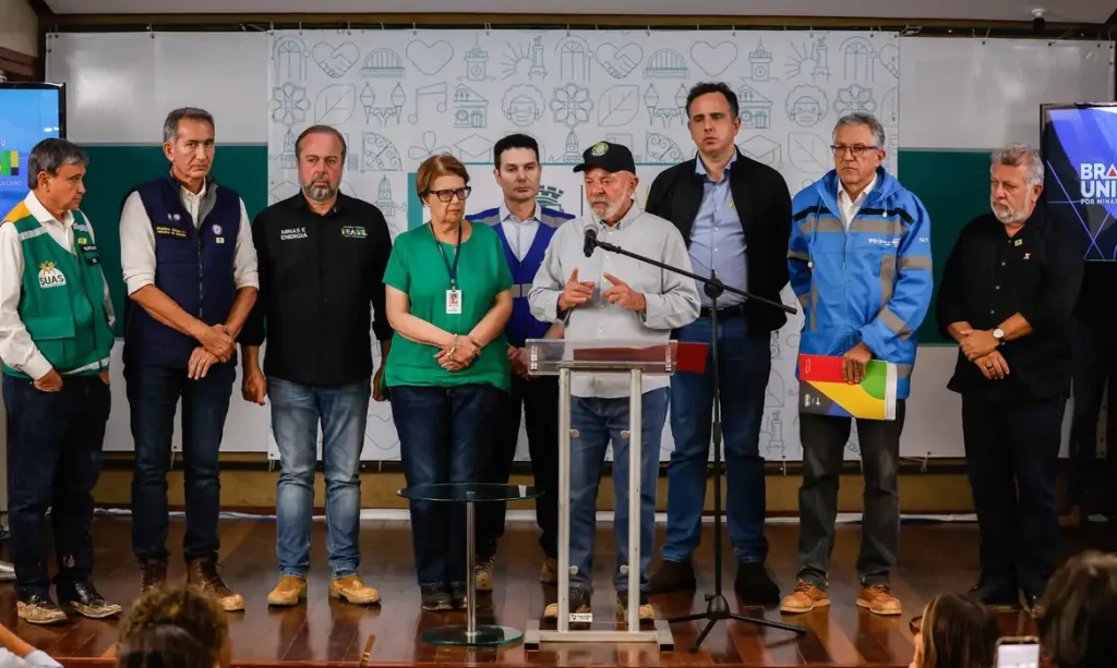 Financiamentos a desabrigados em Minas seguirão modelo do RS, diz Lula