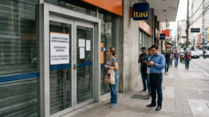 Todos os bancos fecharão durante 72 horas e não serão possíveis transações presenciais em nenhuma agência