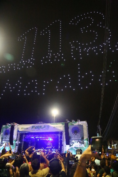 Mab113: Dj Alok, show de drones e multidão celebram aniversário de Marabá