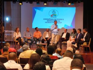 Empossada em solenidadede no Sesc Ver-o-Peso a nova diretoria eleita da FETRACOM-PA/AP para o quadriênio 2026/2030