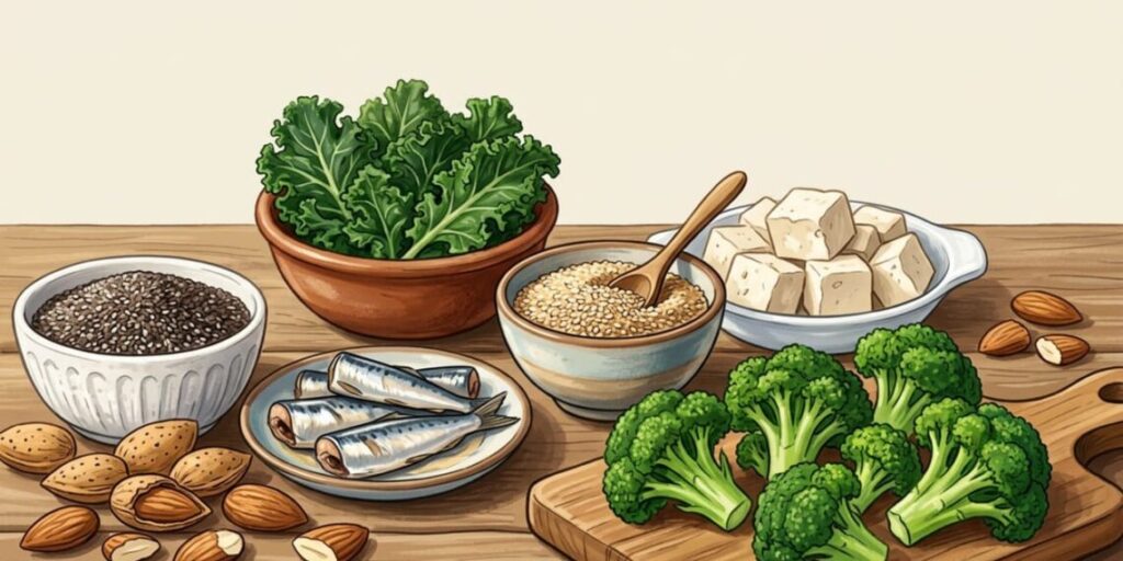 7 alimentos com mais cálcio do que o leite