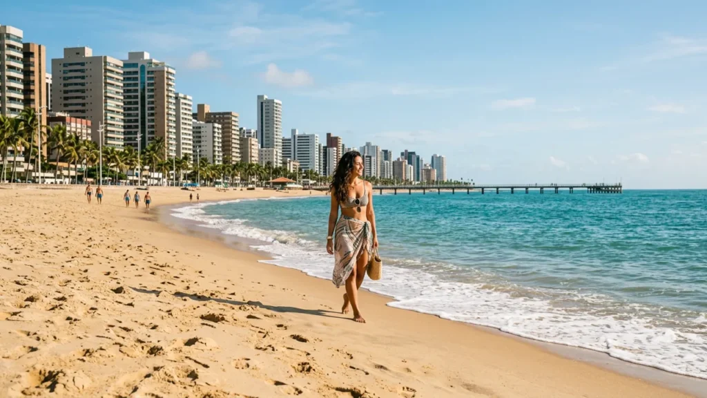 Praias de águas mornas o ano inteiro e sol em 90% dos dias: a capital do nordeste que superou Lisboa e Paris em buscas turísticas