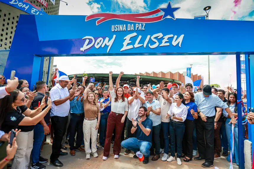 Governadora Hana Ghassan entrega a Dom Eliseu a 30ª Usina da Paz do Estado