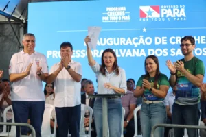 Governadora Hana Ghassan anuncia obras do programa “Asfalto Por Todo o Pará” em São Domingos do Araguaia