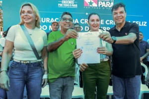 Governadora Hana Ghassan anuncia obras do “Asfalto Por Todo o Pará” em Curralinho, no Marajó