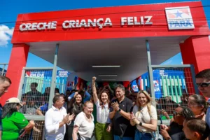 Governadora Hana Ghassan entrega creche e benefícios do “Bora Estudar” a Curralinho