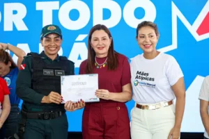 Governadora Hana Ghassan entrega certificados a policiais militares treinados para atender pessoas com TEA