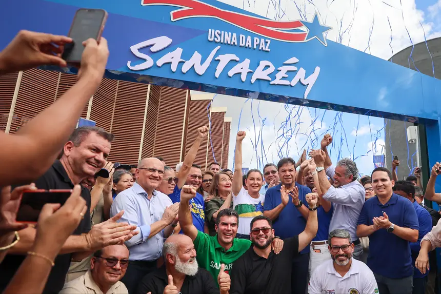 Governadora Hana Ghassan entrega Usina da Paz de Santarém