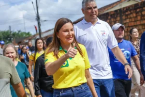 Governadora Hana Ghassan entrega 27 ruas asfaltadas no conjunto Porto Laranjeiras, no Tenoné