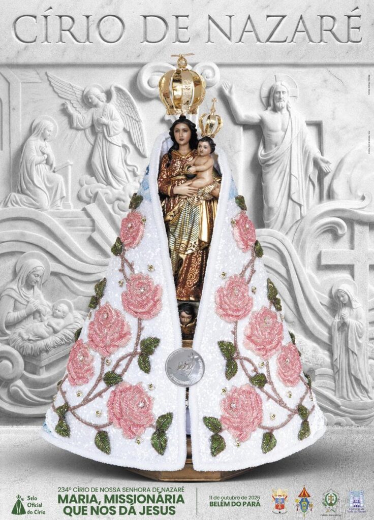 Vídeo: Cartaz do Círio 2026 une arte, tradição e espiritualidade em noite de devoção em Belém
