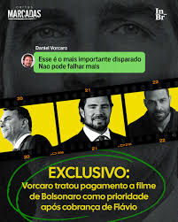 Escândalo: Vorcaro tratou pagamento a filme de Bolsonaro como prioridade após cobrança de Flávio