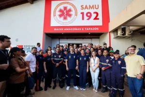 Governadora Hana Ghassan entrega nova Central do 192 e ambulâncias do SAMU em Santarém