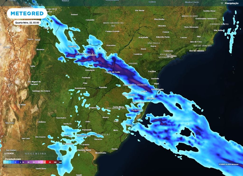 Risco de temporais severos avança por 5 estados do Centro-Sul; confira as regiões sob alerta