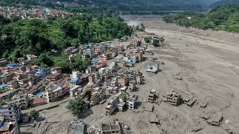 Colapso glacial: o fenômeno que causou a enchente repentina na fronteira entre Nepal e Tibete