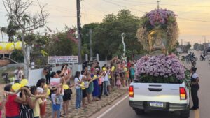 Imagem Peregrina vai Quatro Bocas e Pirabas neste fim de semana