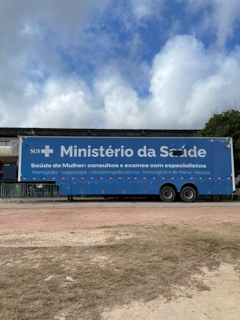 Ipixuna do Pará recebe por uma semana a carreta de saúde da mulher do Ministério da Saúde