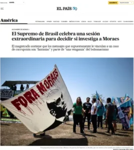 Imprensa internacional repercute sessão do STF sobre Moraes