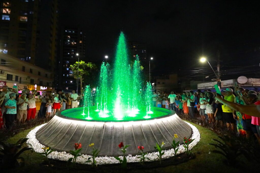 Parque 25 ganha novo chafariz e programação cultural