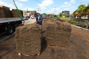 Prefeitura revitaliza pontos de descarte irregular na Avenida Centenário