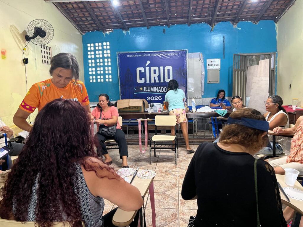 Artesanato que transforma: Círio Iluminado 2026 leva capacitação profissional e recomeço à pedreira
