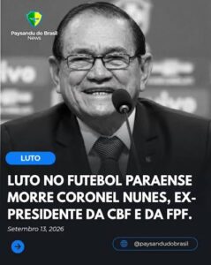 Morre Coronel Nunes, ex-presidente da CBF, aos 87 anos