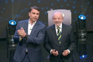 Pesquisa Meio/Ideia aponta que Flávio tem 51,1% de votos válidos no 2° turno, e Lula 48,9%