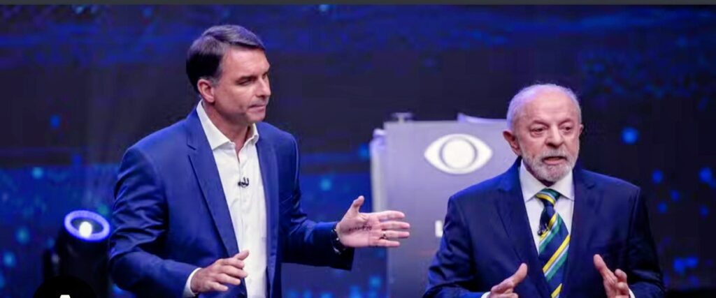 Flávio Bolsonaro e Lula frente à frente no tira teima: Globo realiza debate com os candidatos à Presidência da República